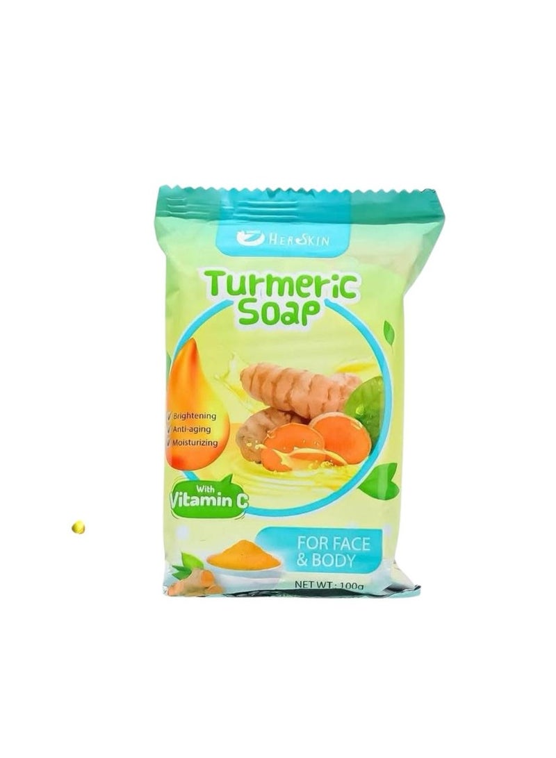 Her Skin Turmeric soap with vitamin