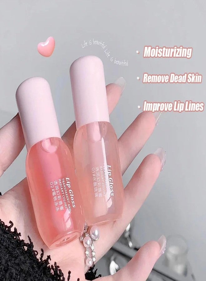 Moisturizing Lip Balm,Hydrating Glossy Lip Oil Stick For Women, Lips Care For Dry & Chapped Lips, Christmas Gift, Mother'S Day Gift (3pcs) - Image 3