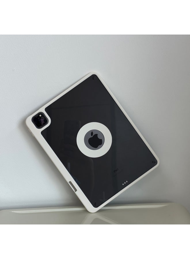 مناسبة لجهاز Ipadair5 حافظة واقية 2023 مع فتحة قلم Pro11 بوصة غلاف الجيل العاشر 3 Y فصل مغناطيسي قابل للفصل-اللون: أسود أنيق-نماذج قابلة للتطبيق: إصدار Air 2025 (13 بوصة) - Image 3
