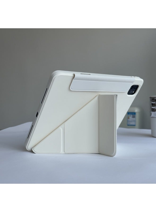مناسبة لجهاز Ipadair5 حافظة واقية 2023 مع فتحة قلم Pro11 بوصة غلاف الجيل العاشر 3 Y فصل مغناطيسي قابل للفصل-اللون: أسود أنيق-نماذج قابلة للتطبيق: إصدار Air 2025 (13 بوصة) - Image 4