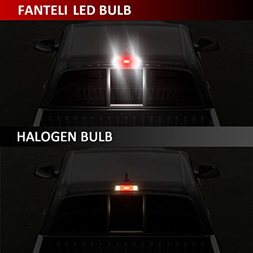 FANTELI 921 LED Bulb, Strobe 3rd Third Brake Light Bulb Red and Truck Cargo Bed Lights White, 300% Brighter Non-Polarity 194 912 T15 906 904 902 W16W, Pack of 4 - Image 3
