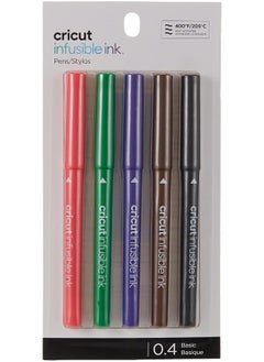Cricut Infusible Ink Pens Basic Fine-Point Markers (0.4) For Diy 5 Count  - Image 1