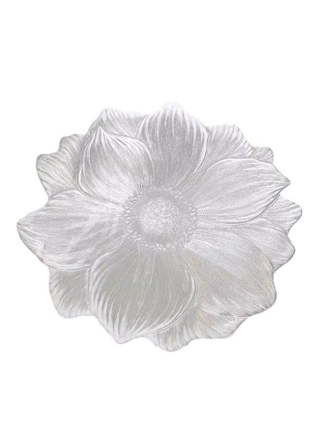 Lotus Placemat Heat Protection PVC Washable Heat Insulation Mat Fruit Plate Hotel Phnom Penh Hammer Household Irregular Fruit Ins-Color:Lotus Placemat -Specifications:Single Pack  - Image 5