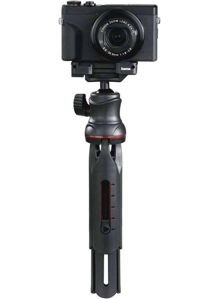 Hama 4635 Solid II 21B Table Tripod, Bluetooth Remote, Up to 360 degree Legs Bending, Rotating Threaded Plate, Resistant Rubber Coating, 21 cm Max. Height - Image 3