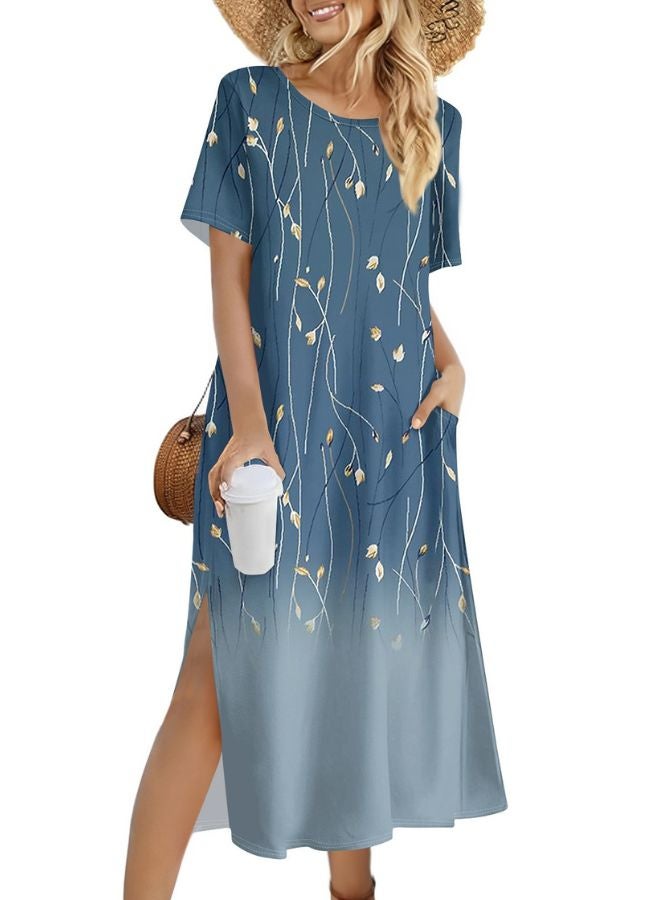 Tepveisoy Women's Fashion Summer Dresses Casual Beach Dresses One Piece Dress Slim Holiday Dress  - Image 1