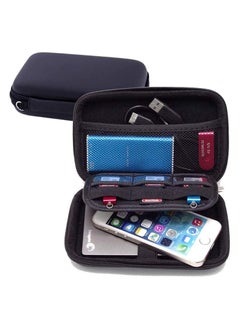 Hard Travel Tech Organizer Case Bag for Electronics Accessories Charger Cord Portable External Hard Drive USB Cables Power Bank SD Memory Cards Earphone Flash Drive