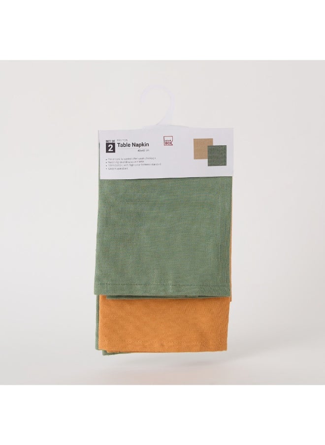 Home Box Payton Culina 2-Piece Napkin Set 40 X 40 Cm  - Image 5