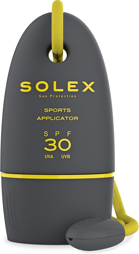 solex صن بلوك سولكس الرياضي تركيبة عالية الأداء مع موزع مدمج 75 مل 30 SPF حماية ضد UVA UVB للوجه والجسم مصممة لتطبيق خالي من الدهون - Image 1