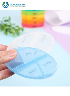 ACNORIA CARE 7 Days 4 Times A Day Weekly Pill Organizer Box Food Grade Plastic Travel Pill Box - Size 10*12.15*6.2 cm-- Acnoria Care  - Image 5