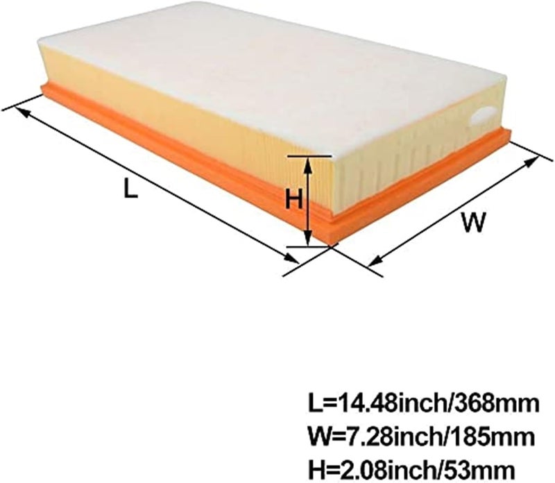Wivplex Activated Carbon Air Filter for Volkswagen Golf MK4 - Image 3