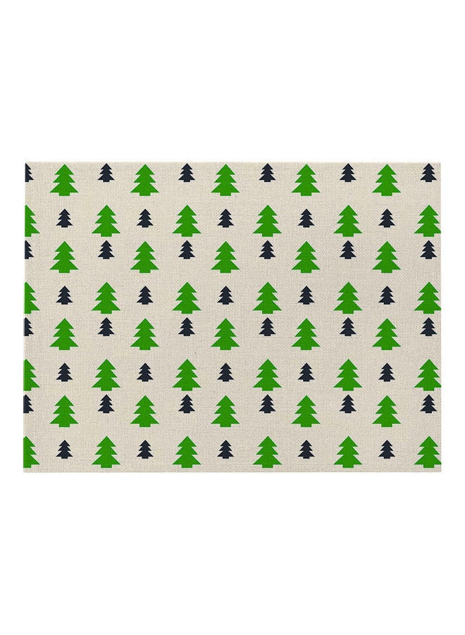 نيبمينينت مفرش للطاولة من القطن بطبعة شجرة متعدد الألوان 32 x 42سم