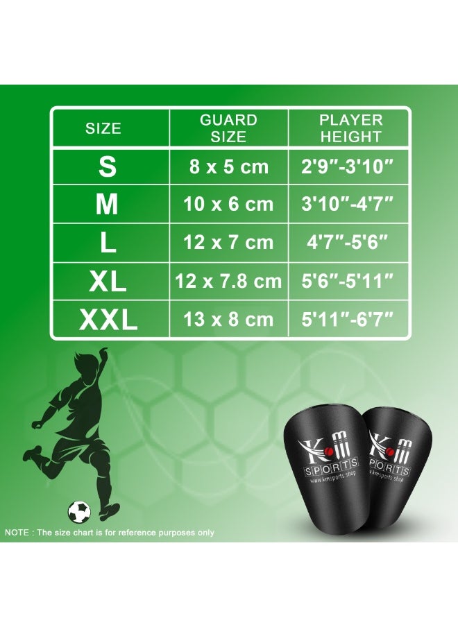 KM SPORTS Shin Guard or Pads for Football | Soccer Shin Pads | Kids/Adults Protection in Play by KM Sports  - Image 2