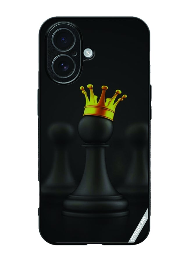 COVERSCART Protective Case Cover For Apple iPhone 17 Chess Design Black