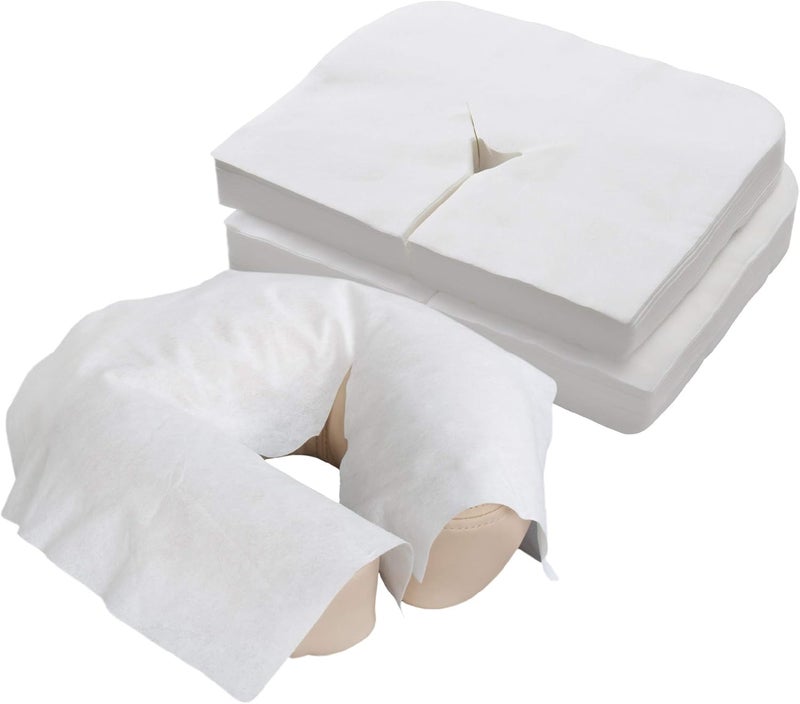 Earthlite Disposable Face Cradle Covers - Medical-Grade, Ultra Soft, Luxurious, Non-Sticking Massage Face Covers for Massage Tables & Chairs (100 Count) - Image 1