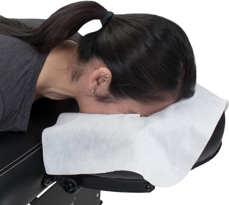 Earthlite Disposable Face Cradle Covers - Medical-Grade, Ultra Soft, Luxurious, Non-Sticking Massage Face Covers for Massage Tables & Chairs (100 Count) - Image 3