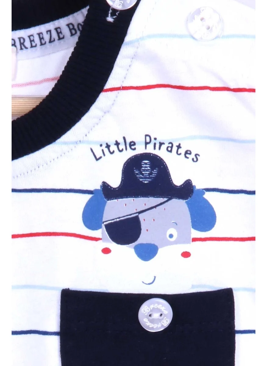 Breeze Baby Boy Capri Pants Suit Ecru (6 Months-2 Years)