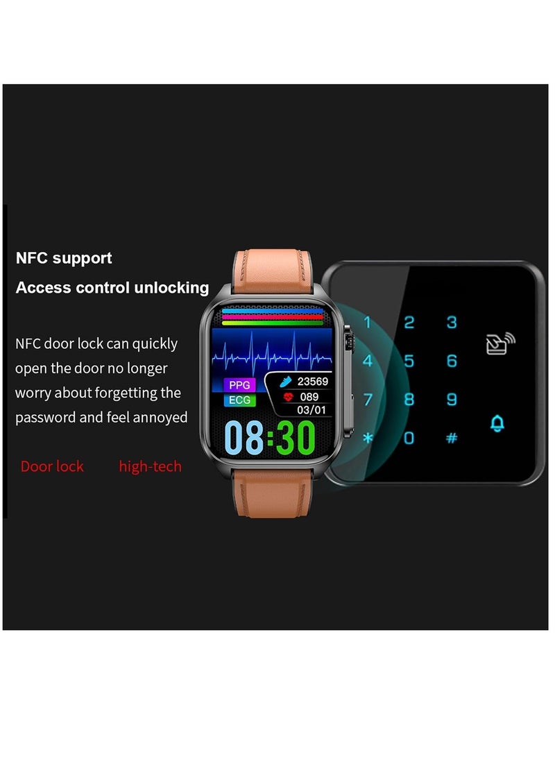 AROAQ Blood Glucose Watch - Waterproof Wearable Glucose Monitor Smart , Smart Watch Blood Sugar Monitor for Smartphone, Glucose Monitoring Watch for Men Women Blood Glucose Watch - Waterproof Wearable Gluco - Image 5