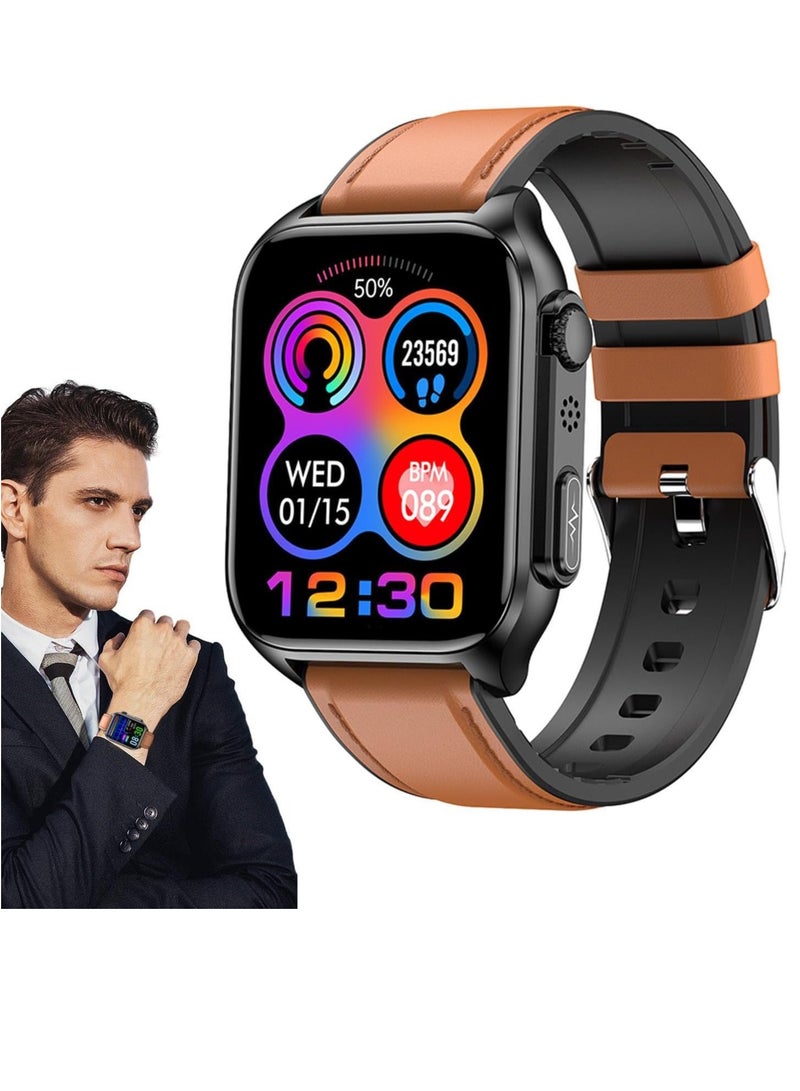 AROAQ Blood Glucose Watch - Waterproof Wearable Glucose Monitor Smart , Smart Watch Blood Sugar Monitor for Smartphone, Glucose Monitoring Watch for Men Women Blood Glucose Watch - Waterproof Wearable Gluco - Image 1