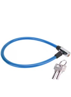 Daytoyz Anti Theft Bike Lock Bike Cable Lock with Keys High-Security Cable Lock Coiled Bike Lock 2 Keys 620 x 12mm  - Image 1