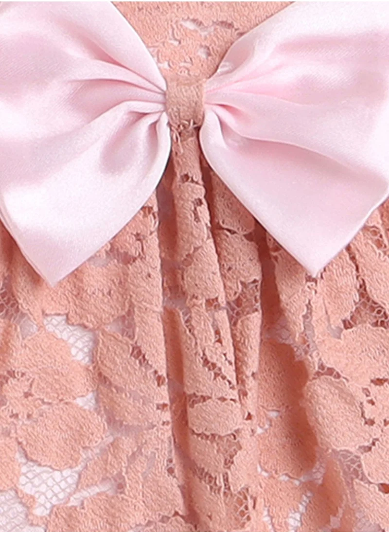 Many Frocks & Kids Bow Embellished Midi Dress