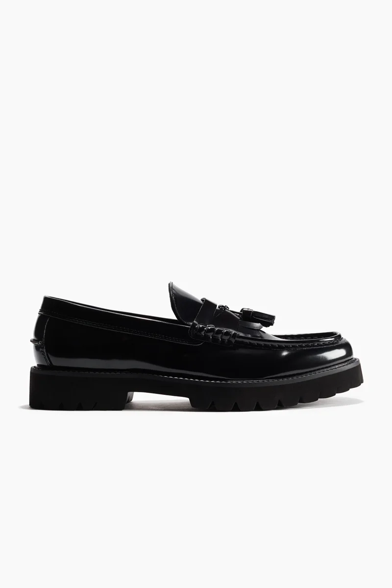 H&M Chunky tasselled penny loafers