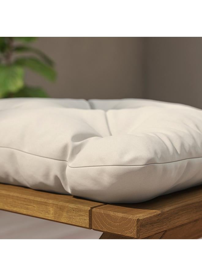 erorex Chair cushion, outdoor, light grey-beige, 36x32 cm - Image 2