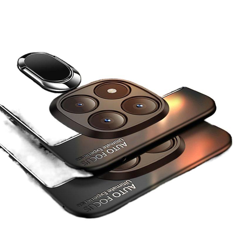 Shockproof Leather , Full Coverage , Cover for Redmi Note 15 Pro , Black Texture for Tabletop Use - Image 3