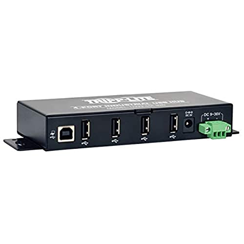 Tripp Lite 4-Port Rugged Industrial USB 2.0 Hi-Speed Hub w 15KV ESD Immunity and metal case, Mountable(U223-004-IND) - Image 4