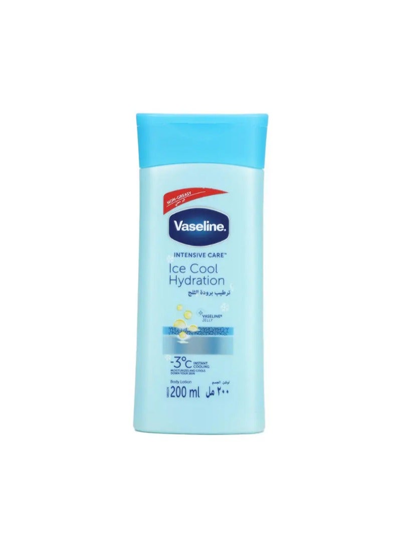 Vaseline Intensive Care Ice Cool Hydration Body Lotion Instant Cooling- 200ml