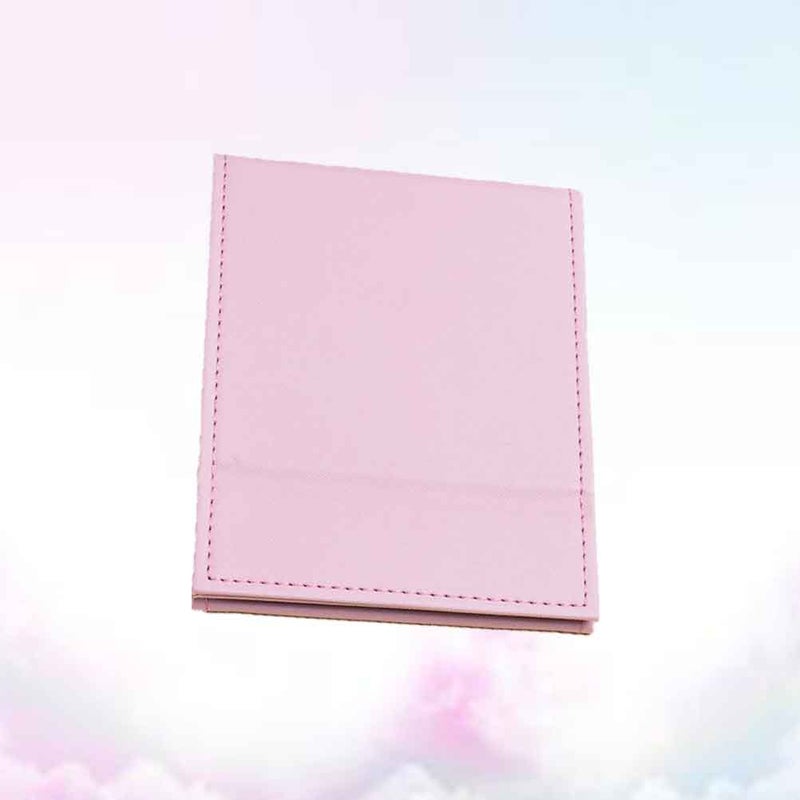 Foldable Makeup Mirror PU Desktop Mirror Portable Cosmetic Mirror Fashion Size - Image 5
