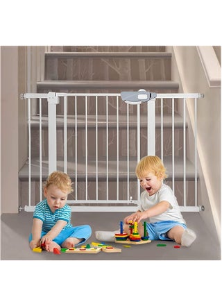 Auto-Close Safety Baby Gate, Extra Wide Child Gate with 10 cm Extension Kit, Maximum Suitable for 94 cm, Baby Gates for Stairs and Doorways, Easy Install - pzsku/ZB9C4E08946BACA99A697Z/45/_/1739263311/4ab7e3d2-ef26-4d8c-93c3-552f679d96ad