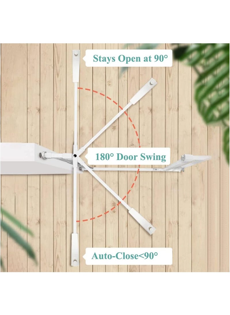 Auto-Close Safety Baby Gate, Extra Wide Child Gate with 10 cm Extension Kit, Maximum Suitable for 94 cm, Baby Gates for Stairs and Doorways, Easy Install