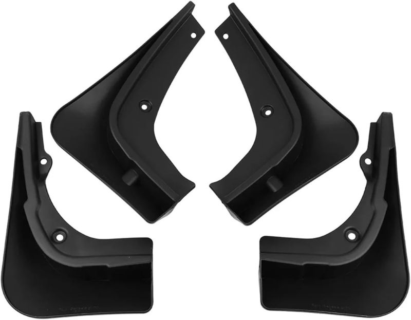 Mud Flaps For Genesis GV70: 4-Piece Set - No-Drill Installation Custom Fit Splash Guards - Durable PP Plastic Wheel Arch Protectors For 2021-2024 Genesis GV70 Automotive Use - Image 4