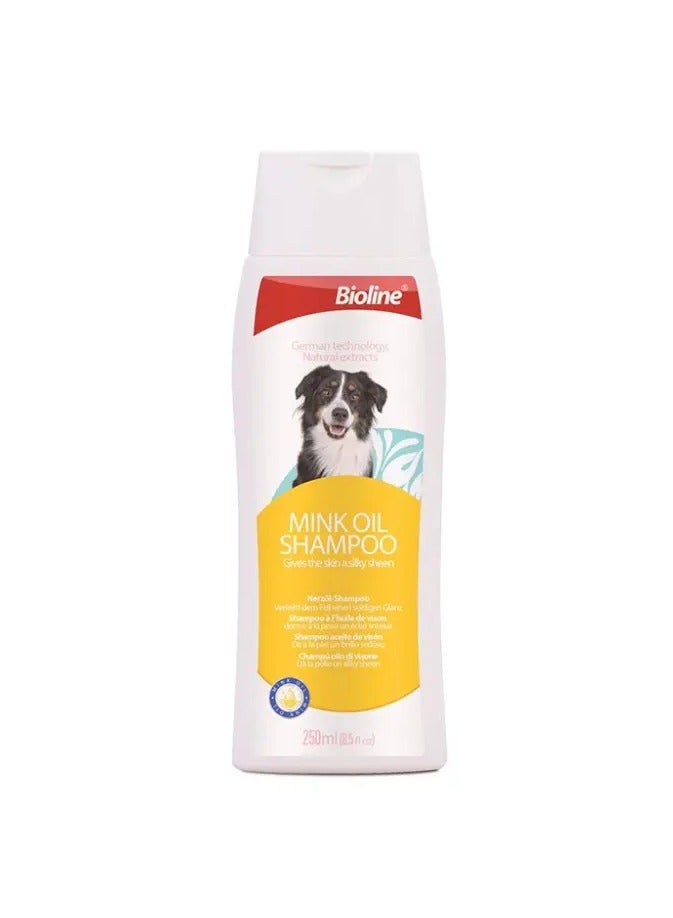 Bioline Mink Oil Dog Shampoo 250ML - Image 1