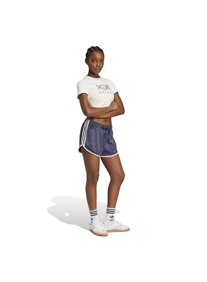Adidas adidas SPRINTER SHORTS Blue Originals Women SHORTS - Image 4