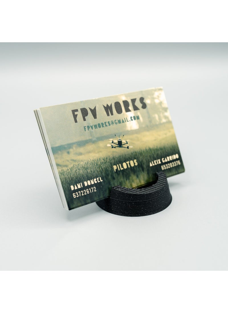 Internos Design - Set of 2 Minimal Design Business Card Stands - Image 1