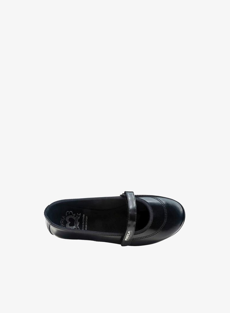 Pablosky Girls Hook & Loop Leather School Shoes - Image 3