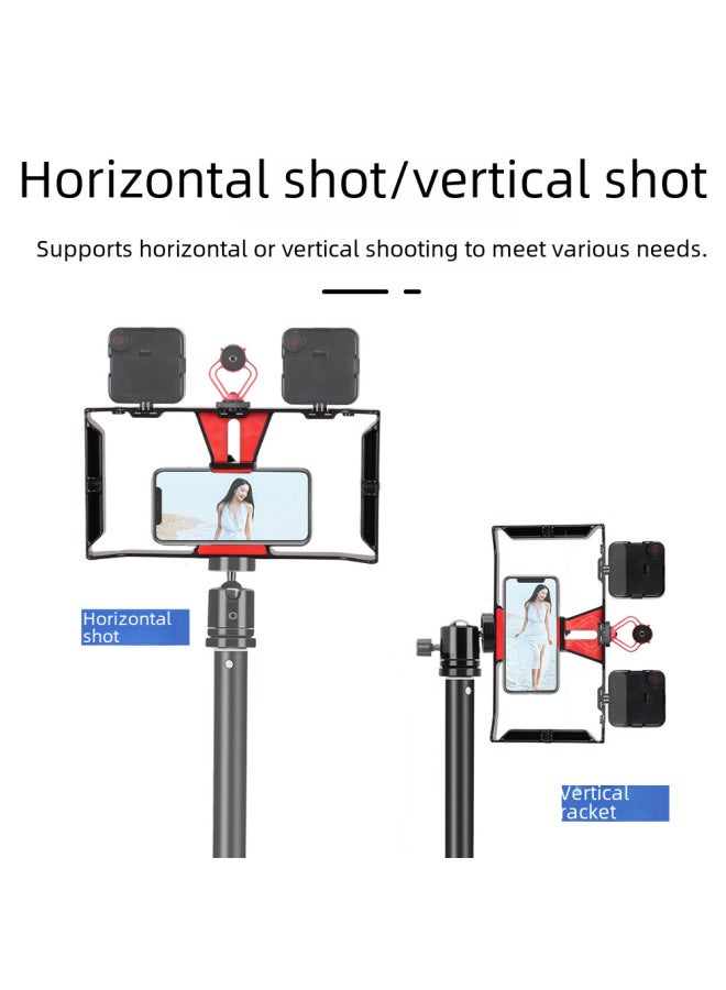 k6 Mobile Phone Rabbit Cage Stabilizer Mobile Phone Frame Handheld Shooting Short Video Recording Anti-shake Handheld Mobile Phone Bracket - Image 2