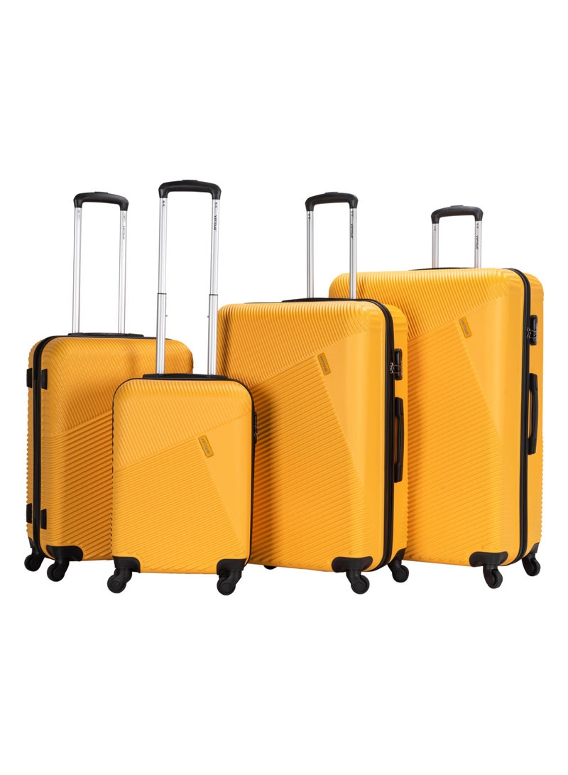 VIPTOUR 4-Piece Hardside Spinner With Number Lock Luggage Trolley Set 20,24,28,32 Inches - Image 1