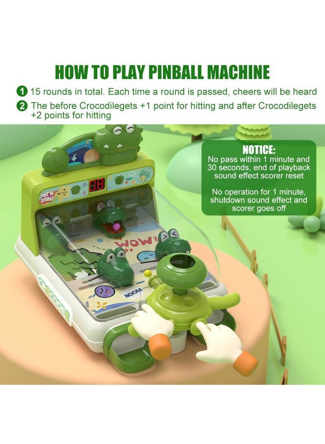 Hitish Pinball Machine for Kid, Toddler Dinosaur Board Games, Educational Interactive Electronic Toys, Birthday Gift for Boy and Girl Ages 3+ - Image 4