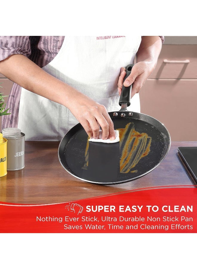 Vinod Zest Non-Stick Dosa Tawa - 28 cm (5mm) - Image 5
