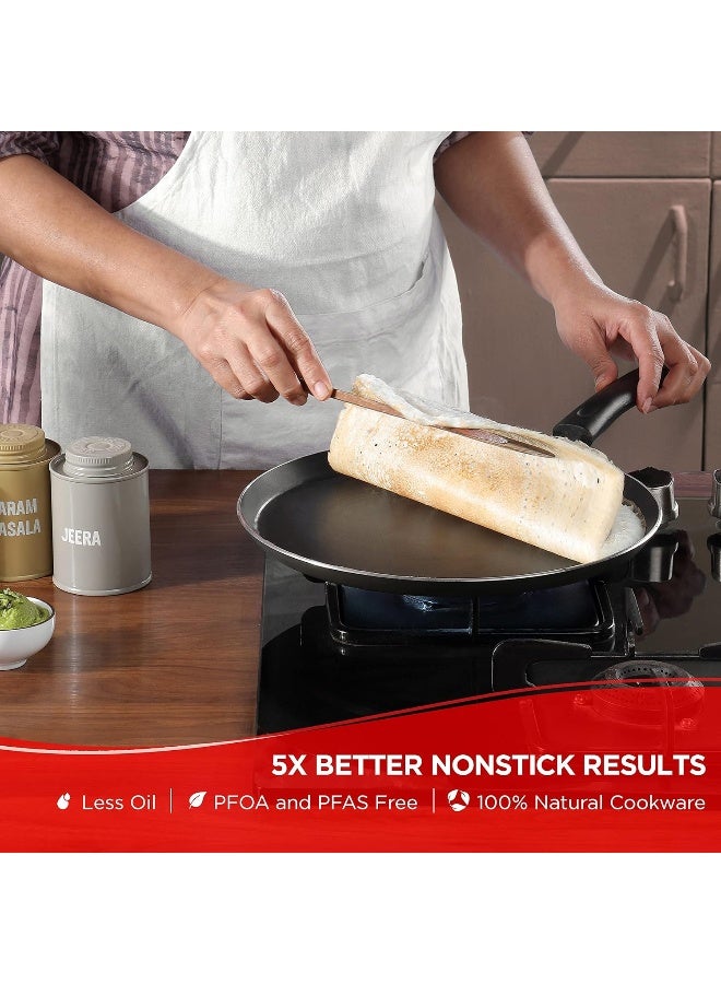 Vinod Zest Non-Stick Dosa Tawa - 28 cm (5mm) - Image 2