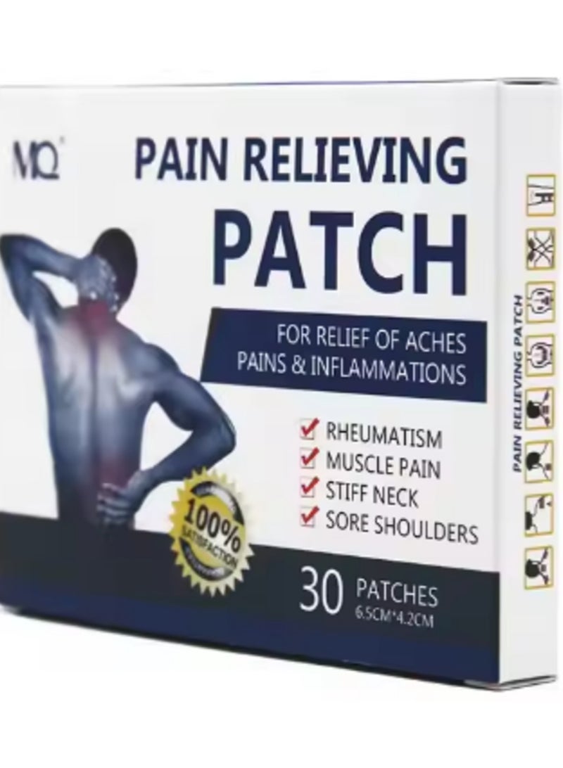 MQ Pain Relief Patch for Muscular Body Pain Heat Herbal Relief Patch for Neck Knee Pain Arthritis (6.5*4.2 cm) - Image 1