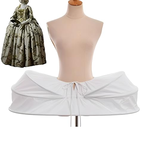 GRACEART Women's Victorian Bustle Hoop Skirt Crinoline Cage Pannier - Image 2