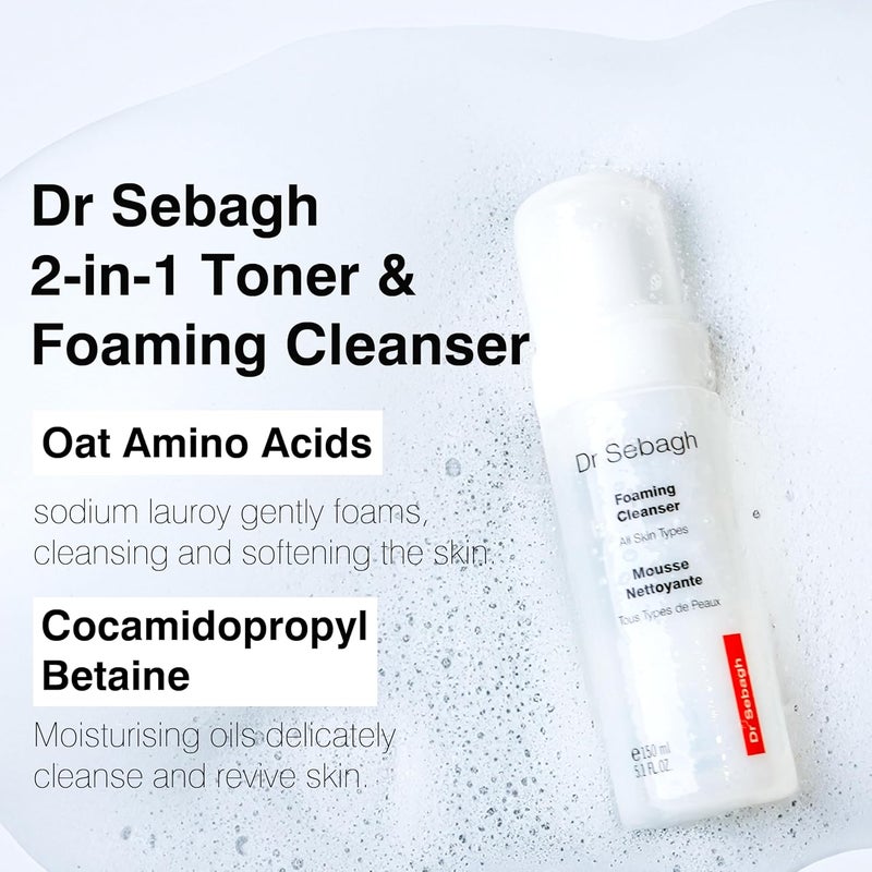 Dr. Sebagh Dr Sebagh Foaming Cleanser - Gentle Facial Cleanser for All Skin Types, 150 ml - Image 4