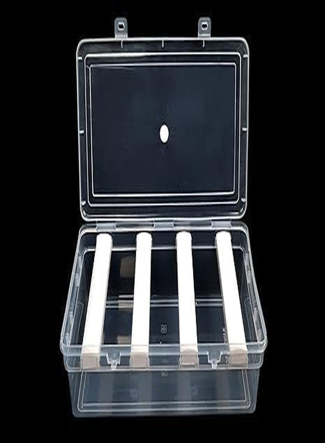 MFN 4 Rod Bangle Box Set - Transparent Plastic Storage Organizer for Bangles, Bracelets, Chudi Sets, Watches, Travel, Bride - Image 5