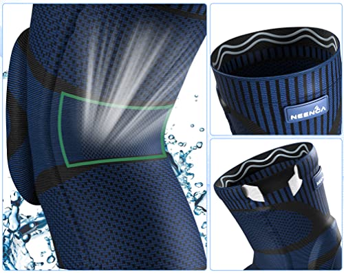 NEENCA Knee Braces for Knee Pain Relief, Compression Knee Support Sleeve for Meniscus Tear, ACL, Arthritis, Joint Pain, Injury Recovery, Circulation, Sports. Women Cycling Leg Warmers, Keep Leg Warm - Image 3