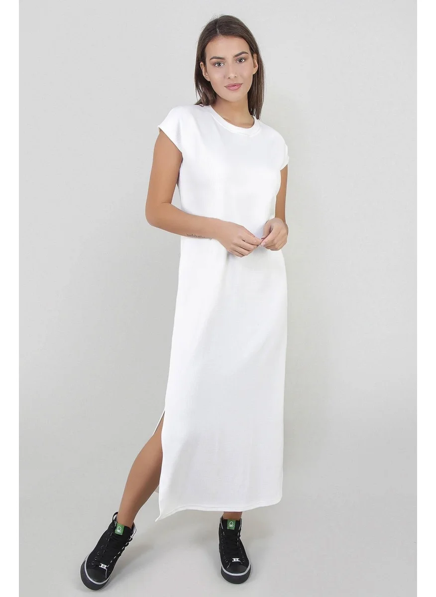 Alexander Gardi Long Dress with Slit (B20-1647)