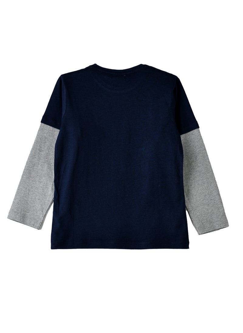 JAM Boys Navy Hide and Seek T-Shirt  - Image 2