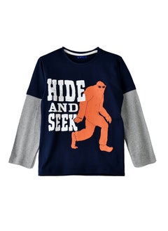 JAM Boys Navy Hide and Seek T-Shirt  - Image 1